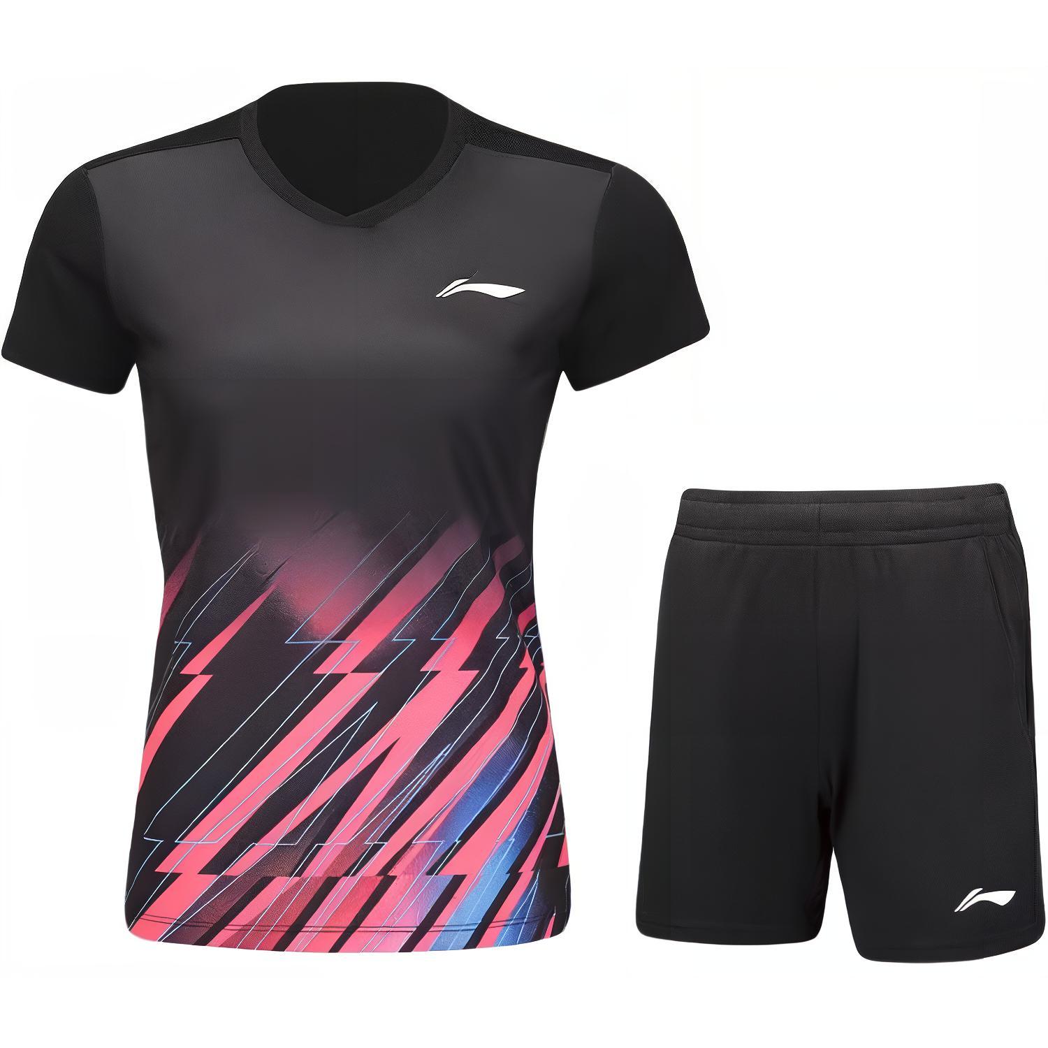 Li Ning Badminton Jersey Women's Black