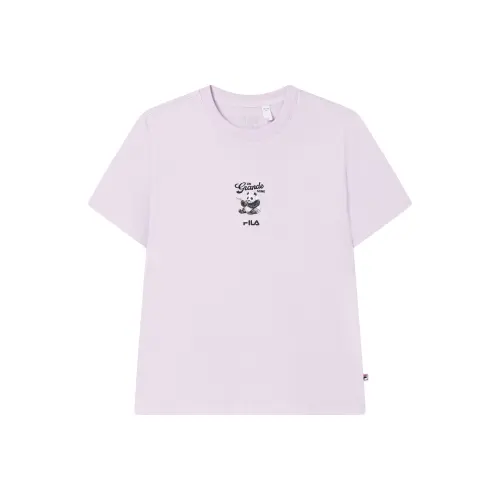 FILA Heritage T Shirt Women's Frost Purple