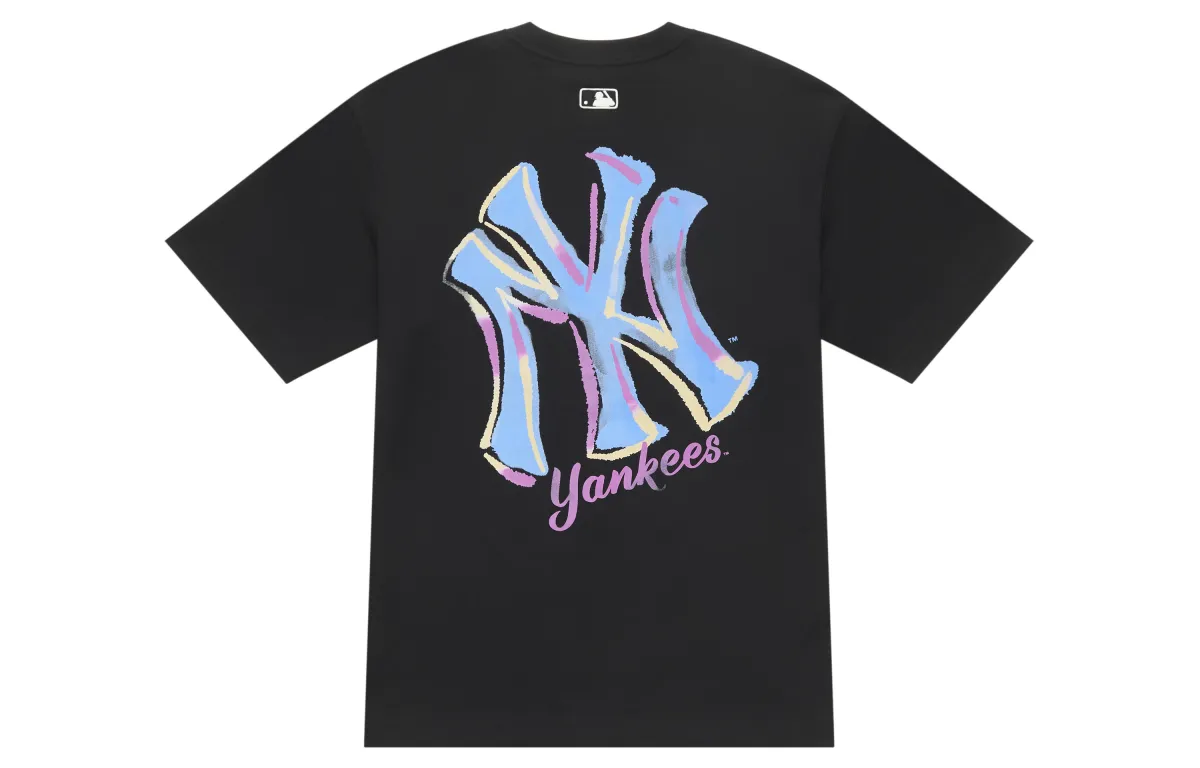 MLB New York Yankees Basic Collection FW25 T Shirt Unisex Standard Black