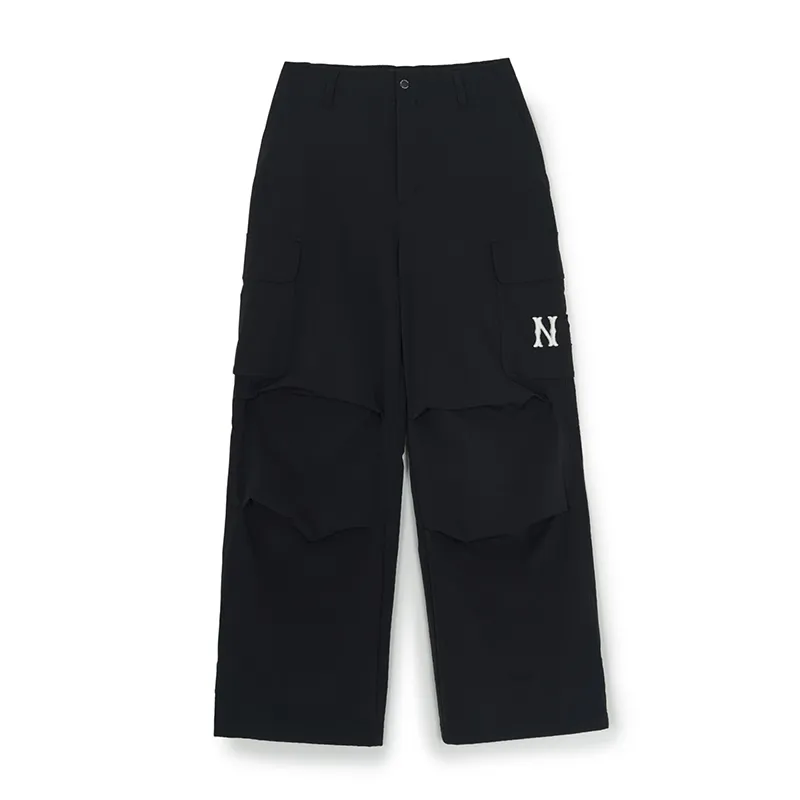 MLB Casual Pants Women's New York Yankees/Black Thin Wide Leg Pants