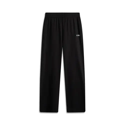Li Ning Sports Life Collection Knitted Sweatpants Women's Black