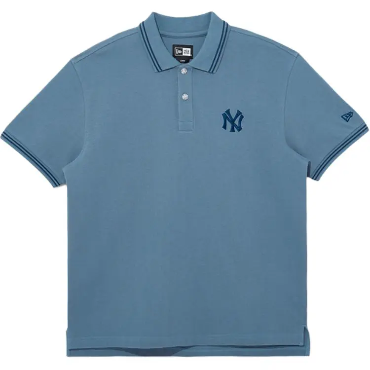 New Era Polo Shirts Unisex Asphalt Gray Moderate