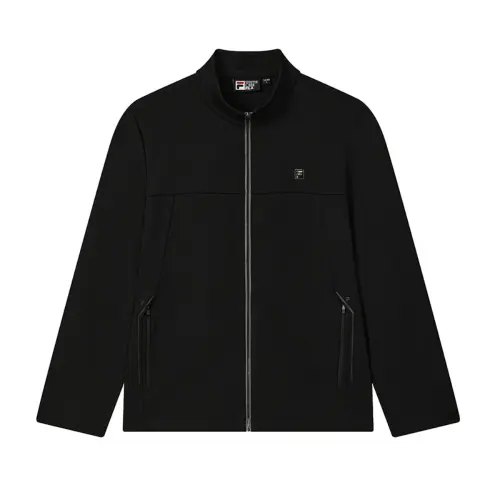 FILA WHITE Jackets Men's Jet Black Moderate