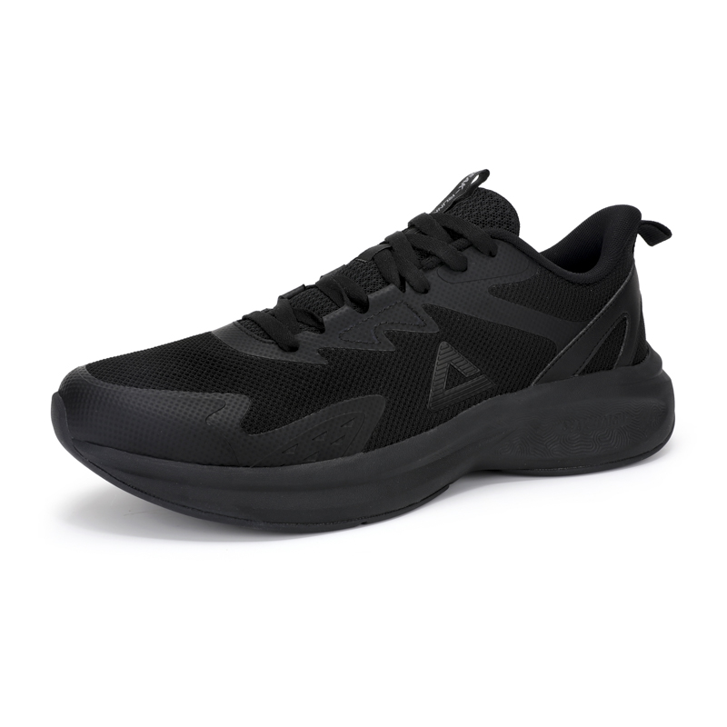 PEAK State Pole Textile, Synthetic Leather Cushioning Slip Resistant Abrasion Resistant Breathable Running Shoes Men’s