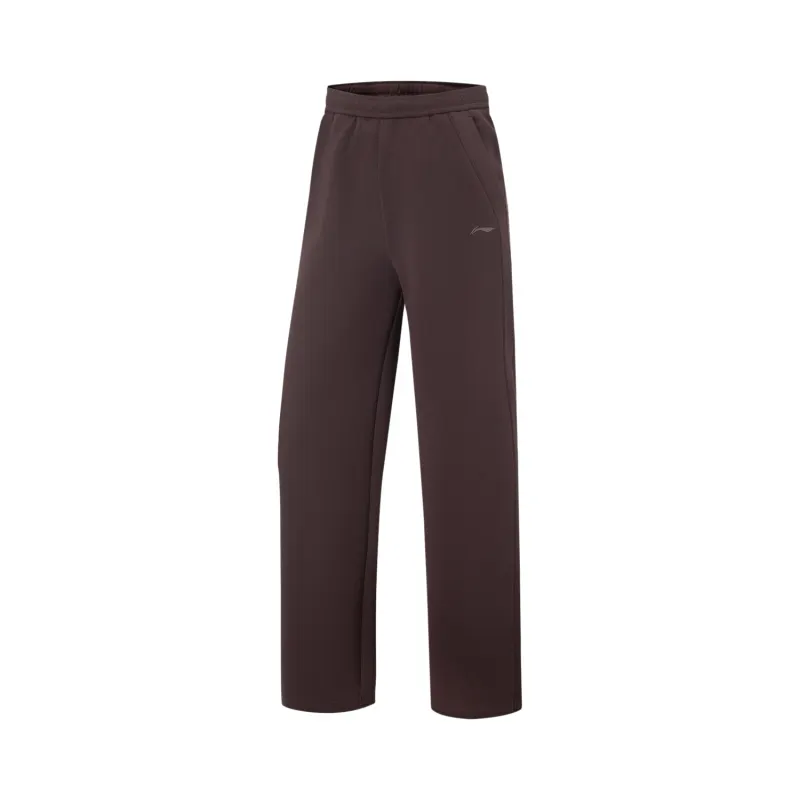 Li Ning Fitness Series Knitted Sweatpants Women's Chaos Brown
