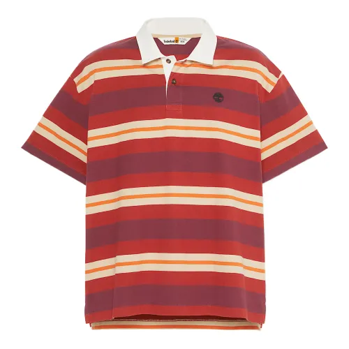 Timberland Polo Shirts Men's Red Polo Collar Moderate Other