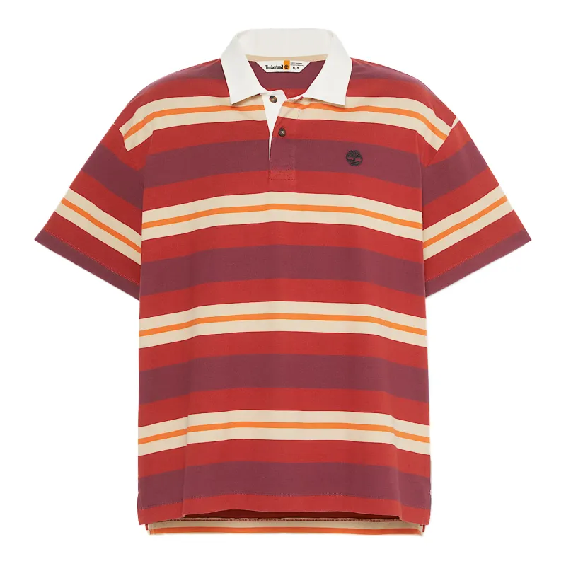 Timberland Polo Shirts Men's Red Polo Collar Moderate Other