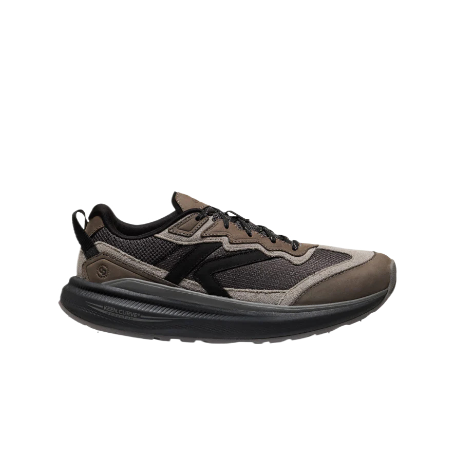 Keen WK500 Leather Abrasion Resistant Rebound Abrasion Resistant Rebound Low top Outdoor Shoes Men’s Gray Black