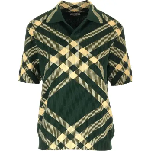 Burberry Vintage Check Ribbed Knit 'Green Check'