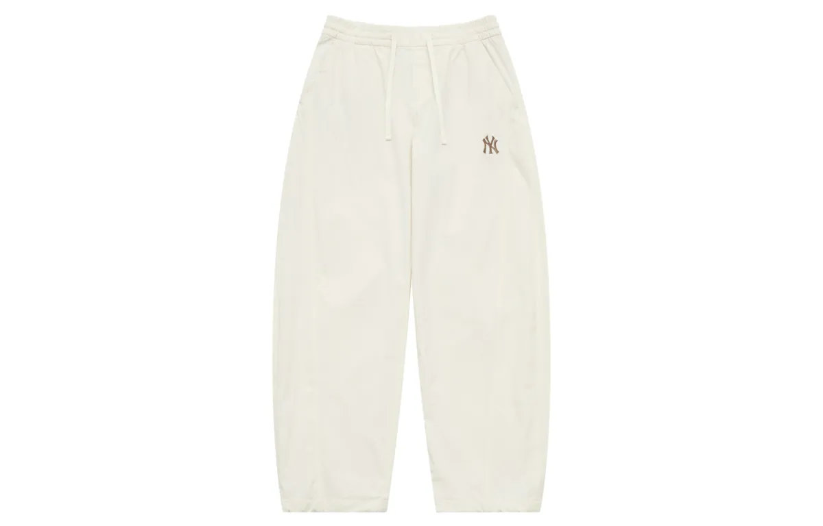 MLB Preppy Style Collection New York Yankees SS25 Cargo Pants Unisex Ivory