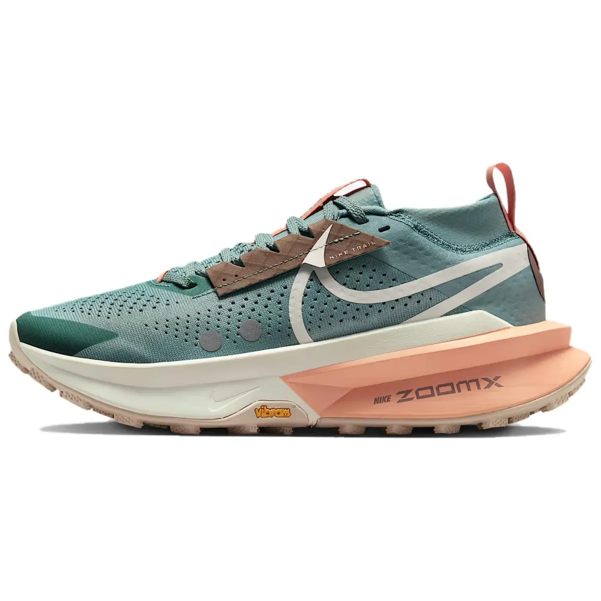 Nike Zegama 2 Cushioning Abrasion Resistant Low top Running Shoes Women's Green