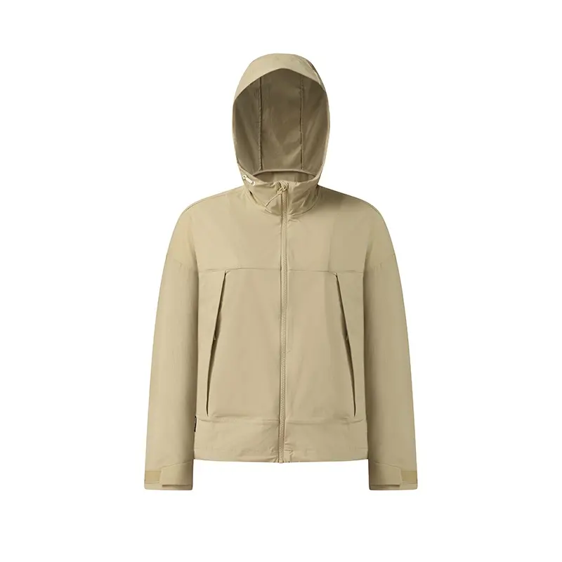 FILA Explorer Jackets Women's Mud Khaki Hooded Thin Other