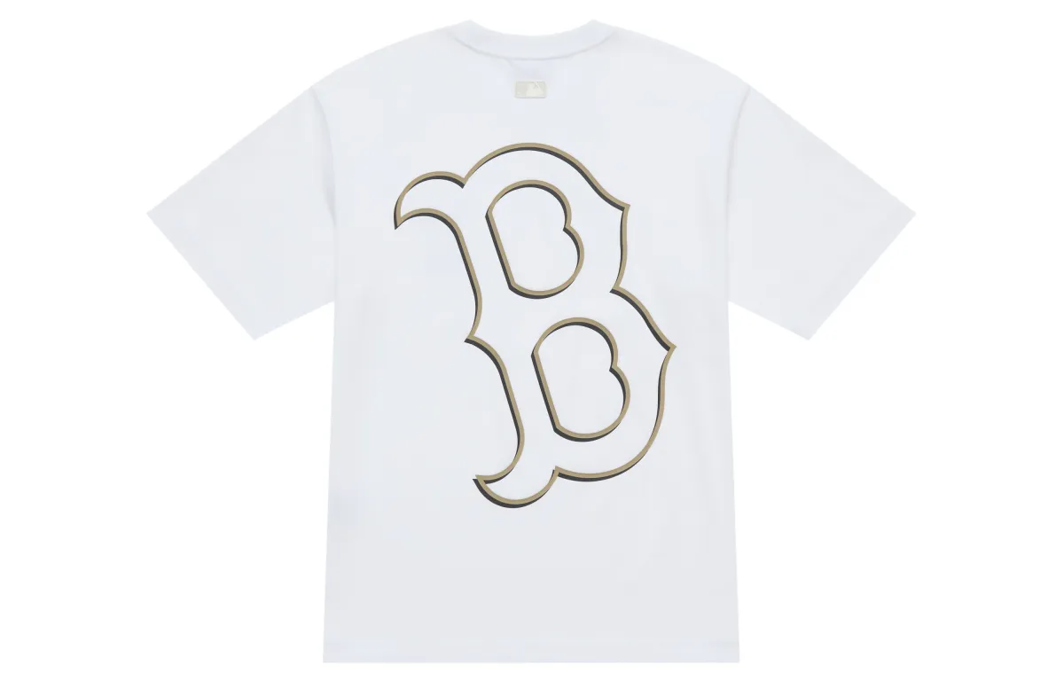 MLB Boston Red Sox Basic Collection SS25 T Shirt Unisex White