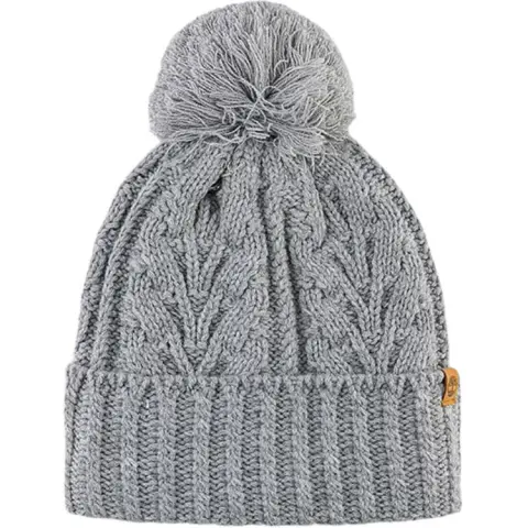 Timberland Knitted Fabric Beanies Women's Gray