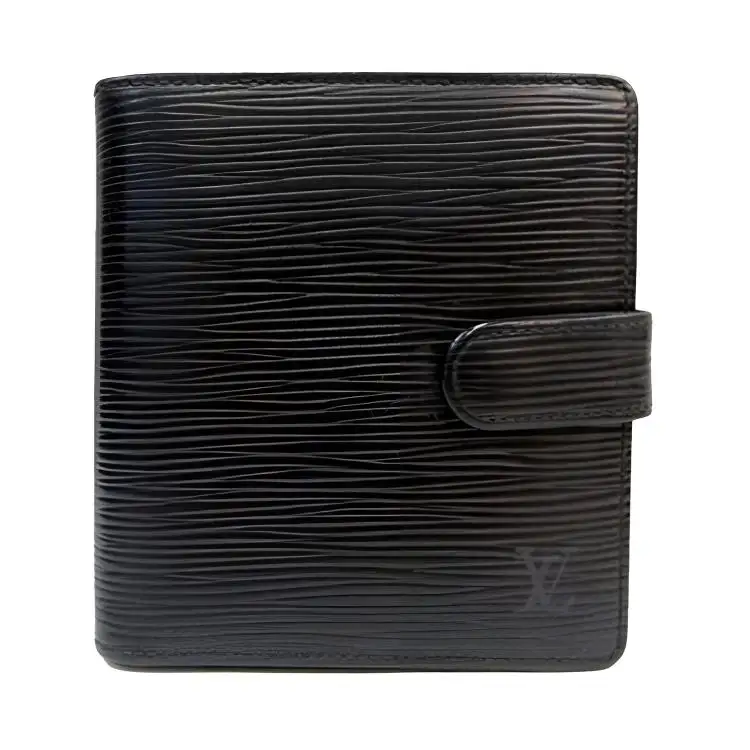 LOUIS VUITTON Epi Leather Wallet Unisex Black