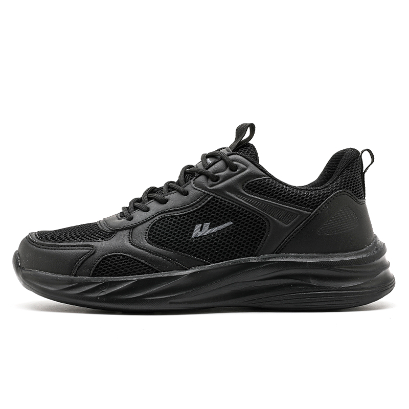Warrior Breathable Abrasion Resistant Coverage Low top Casual Running Shoes Men’s Black