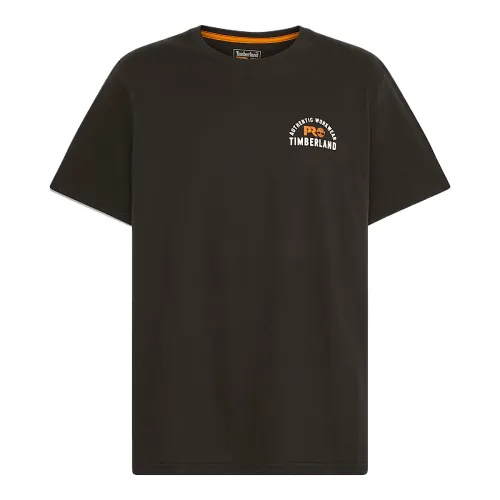 Timberland PRO T Shirts Men's Black Crew Neck Moderate