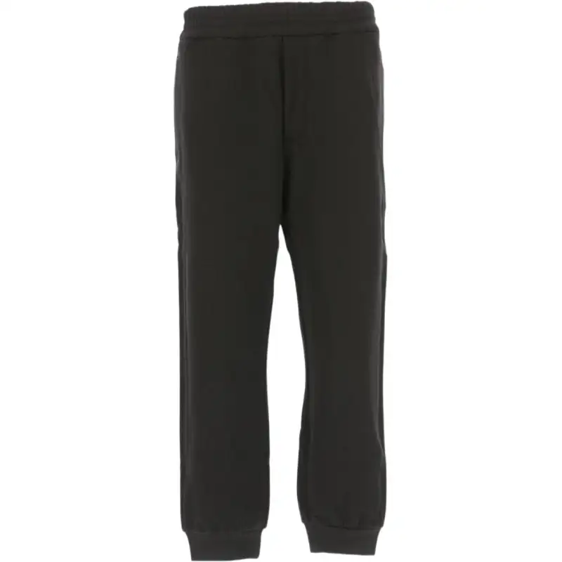 PRADA Casual Pants Men's Black Moderate Cuffed Pants