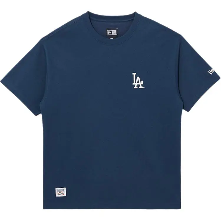 New Era X MLB T-Shirts Unisex Navy Blue Crew Neck