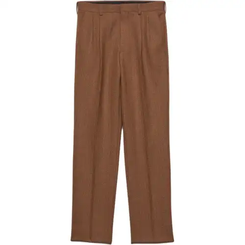 PRADA Casual Pants Men's Tobacco Moderate Slim Fit Pants