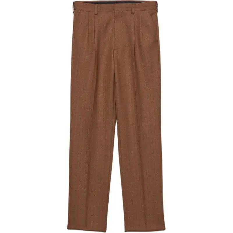 PRADA Casual Pants Men's Tobacco Moderate Slim Fit Pants