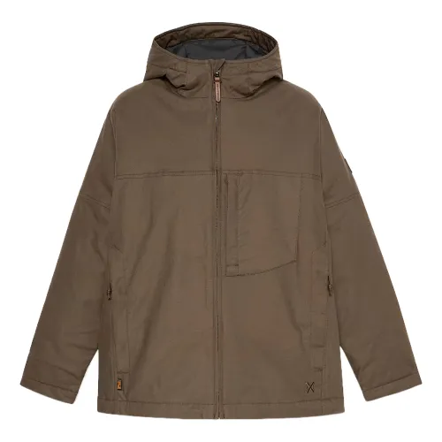 Timberland Jackets Men's Brown Hooded Moderate Other