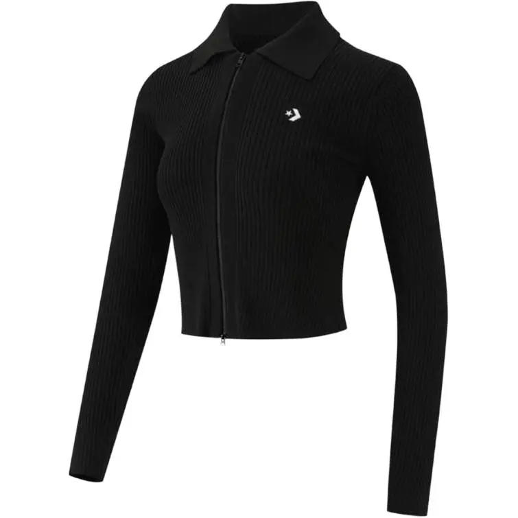 Converse Jackets Women's Black Lapel Moderate Other