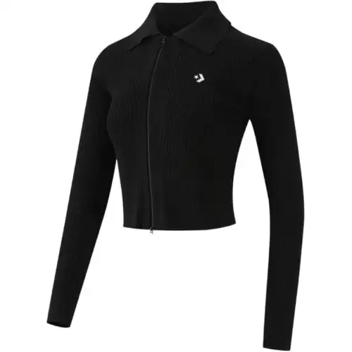Converse Jackets Women's Black Lapel Moderate Other