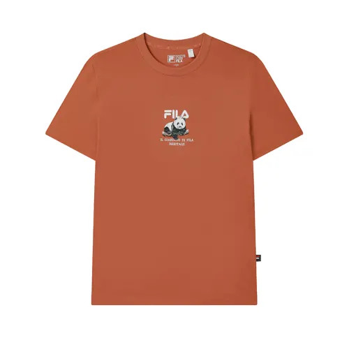 FILA Heritage T Shirt Men's Mo Yun Orange