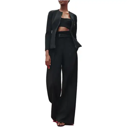 HERMES Jackets & Coats Women's Black