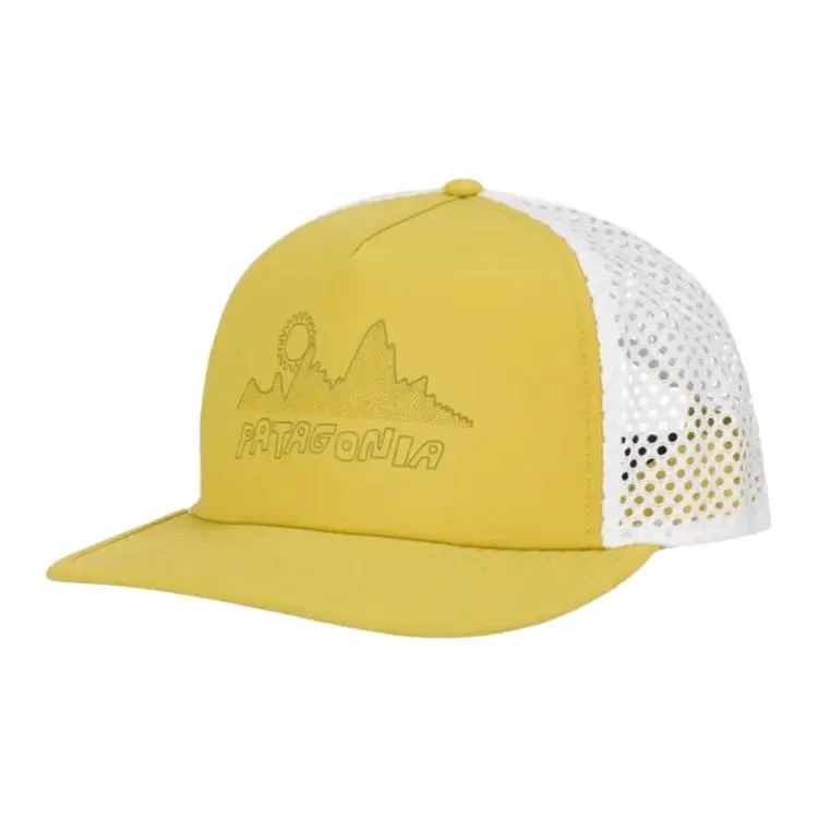 Patagonia Recycled Nylon Baseball Caps Unisex Yellow