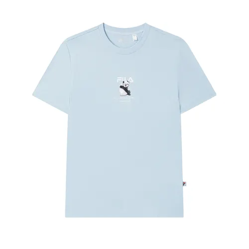FILA Heritage T Shirt Men's Sunny Cloud Blue