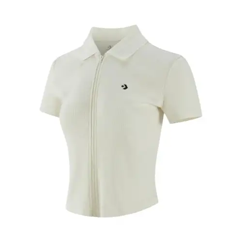 Converse T Shirts Women's White Lapel Moderate Other