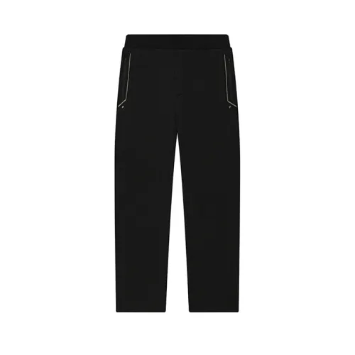 FILA WHITE Casual Pants Men's Jet Black Moderate Tapered Pants