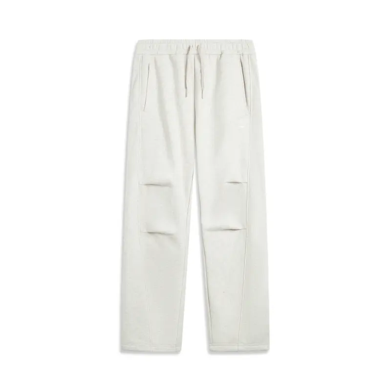 Li Ning Sports Life Collection Knitted Sweatpants Women's Heather Gray Tile Gray