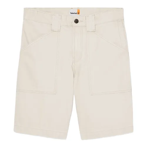 Timberland Denim Shorts Men's Ecru Moderate