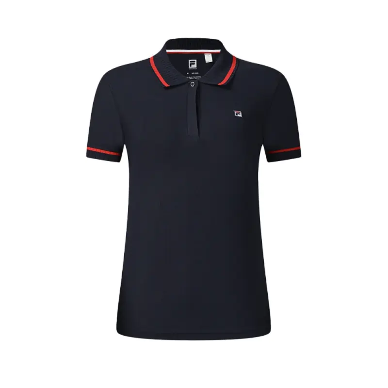 FILA Tennis Polo Shirt Women's RD Royal Blue