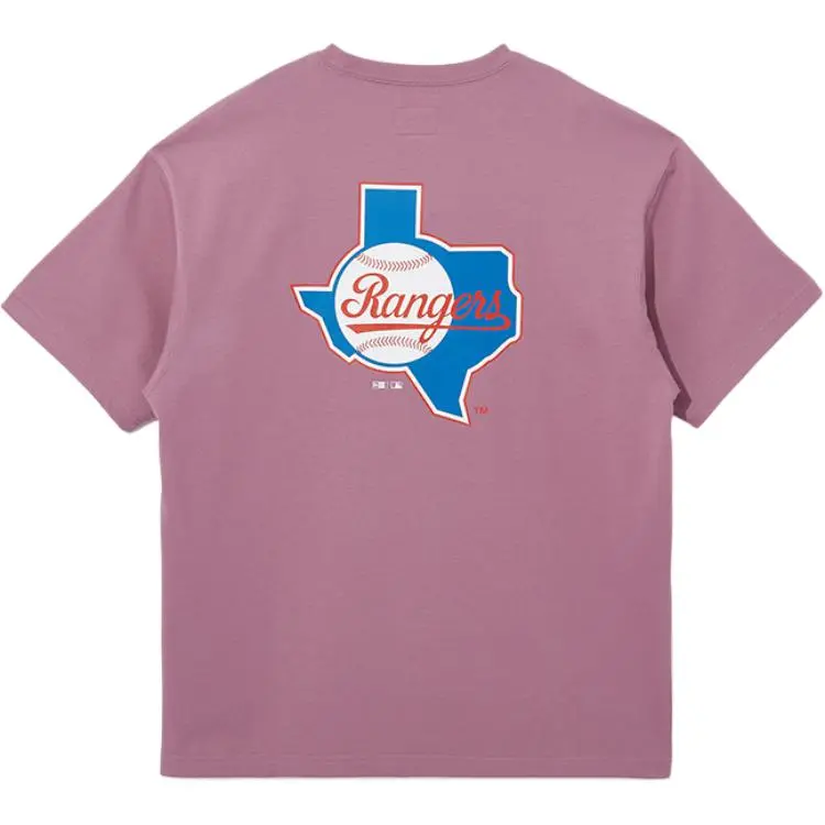 New Era T-Shirts Unisex Pink Crew Neck