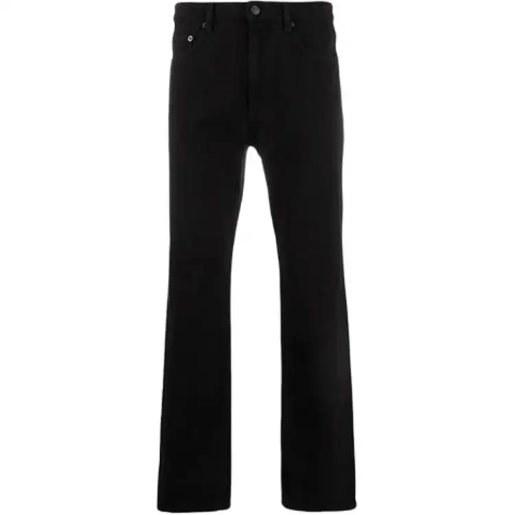 Balenciaga Jeans Men's Black Moderate Slim Fit Pants