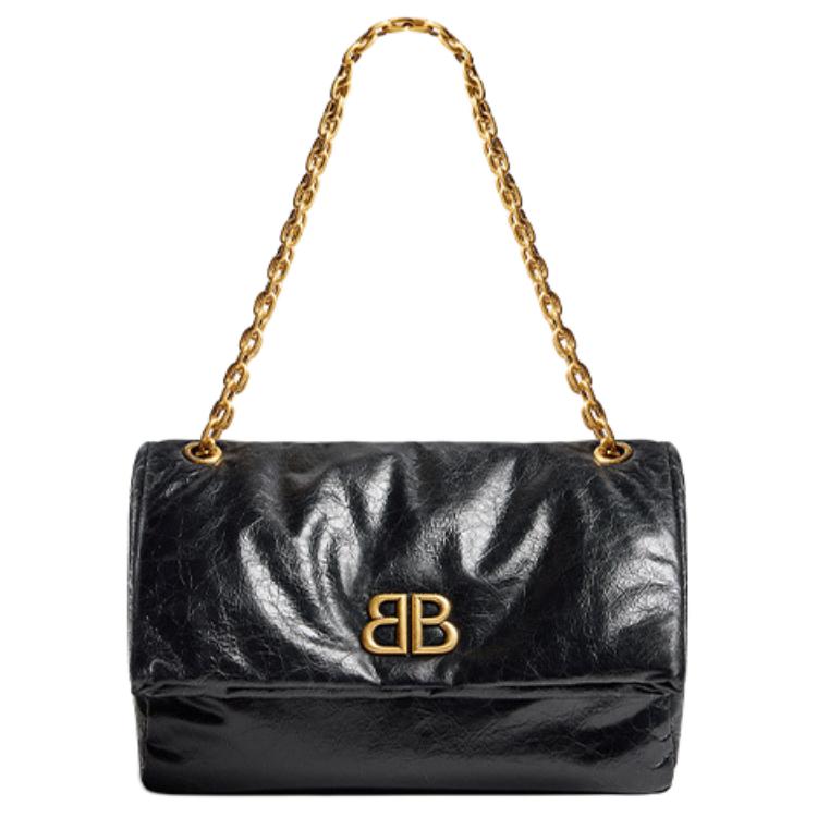 Женская сумка Balenciaga Monaco (черная)