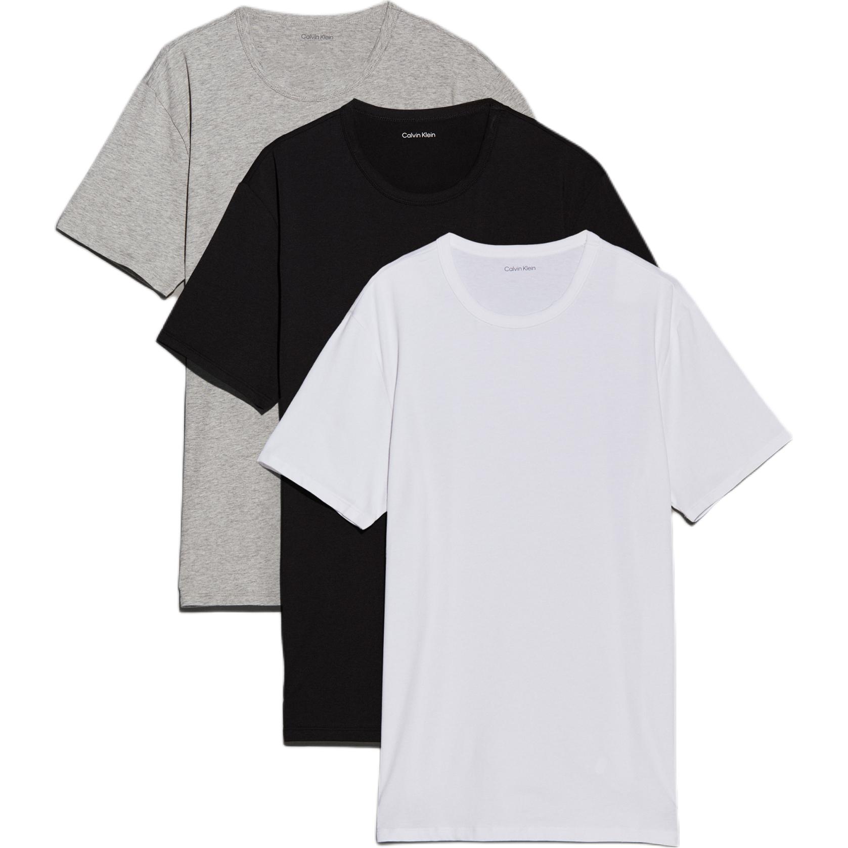 Мужские футболки CALVIN KLEIN Crewneck (3 шт., разноцветные)
