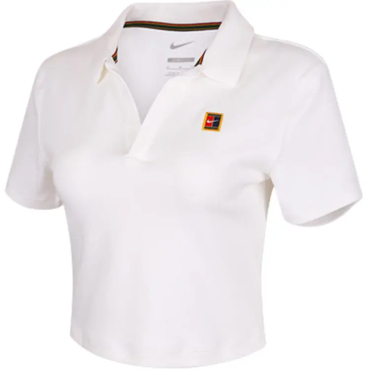 NikeCourt Heritage Women's Short-Sleeve Cropped Tennis Polo