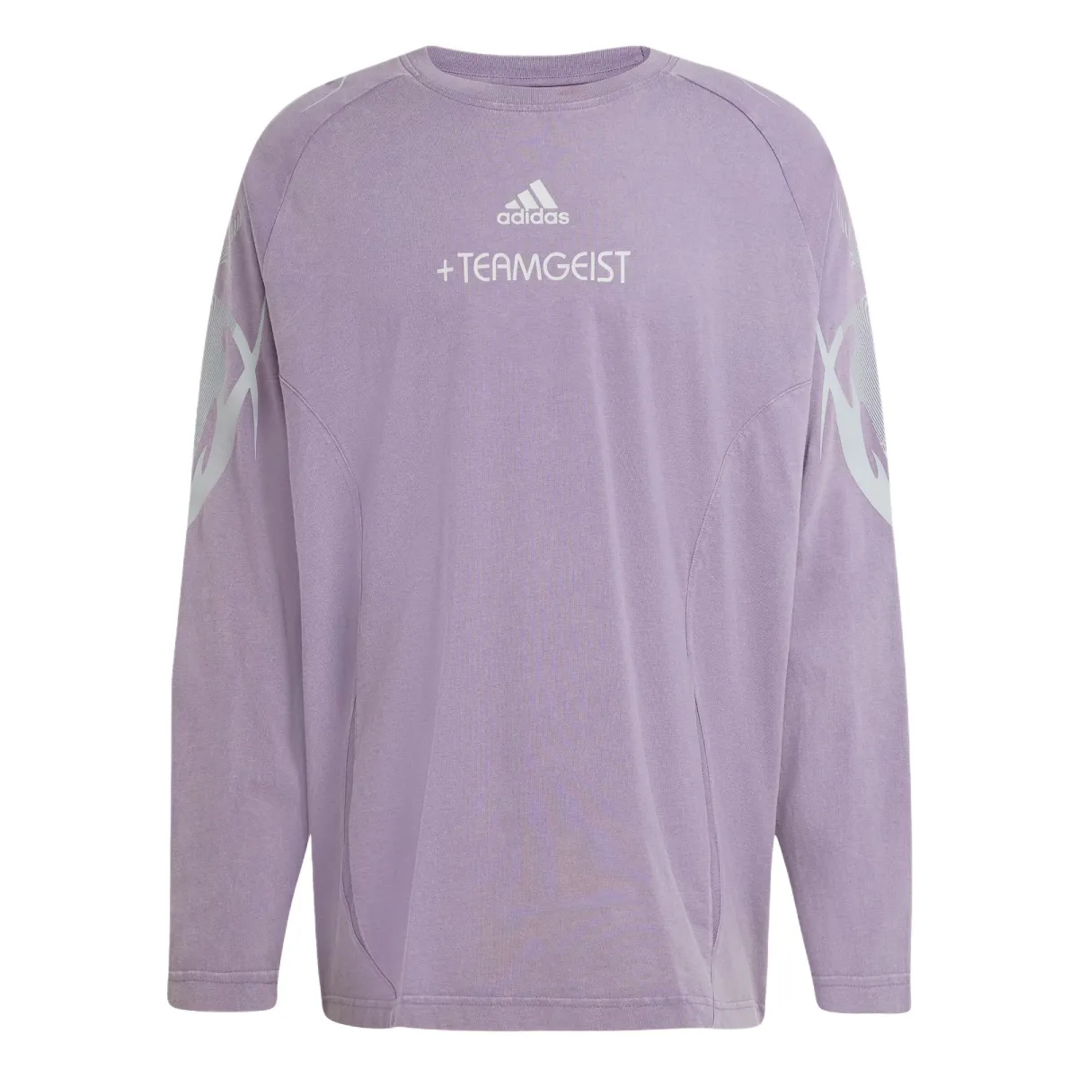 Adidas long-sleeve graphic-print T-shirt