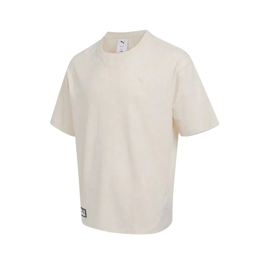 PUMA Select T-Shirts Unisex Light Umber Crew Neck Moderate