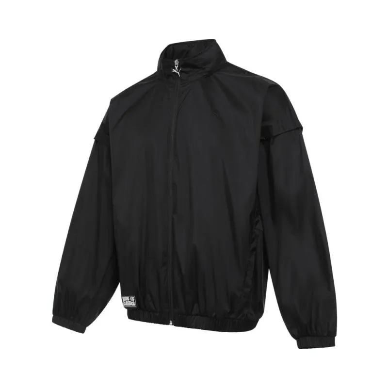 PUMA CLASSICS Jackets Unisex Black Stand Collar Moderate Other