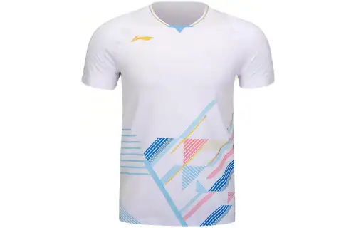 Li Ning Badminton Collection T Shirt Men's White