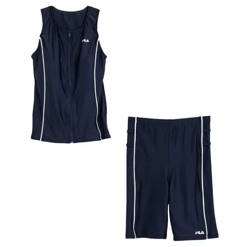 FILA Swimsuit Sets Men's Marine Blue White Moderate