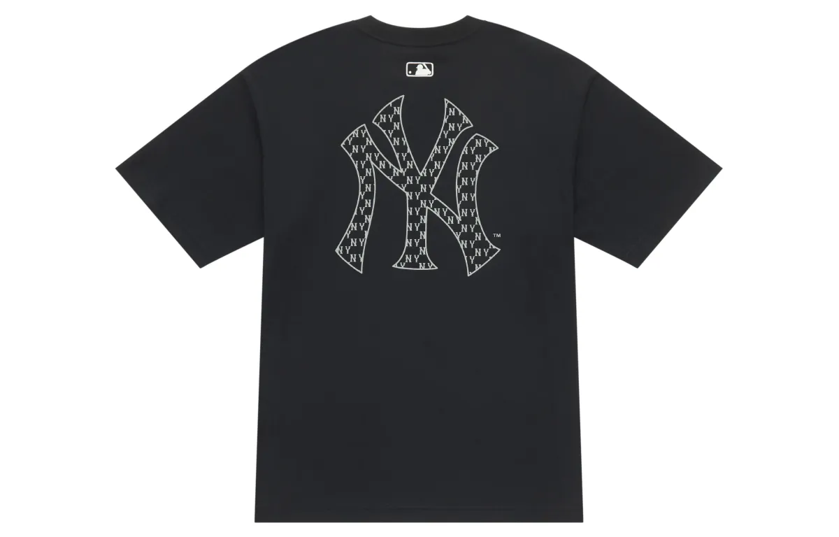MLB MONOGRAM SS25 T Shirt Unisex Black