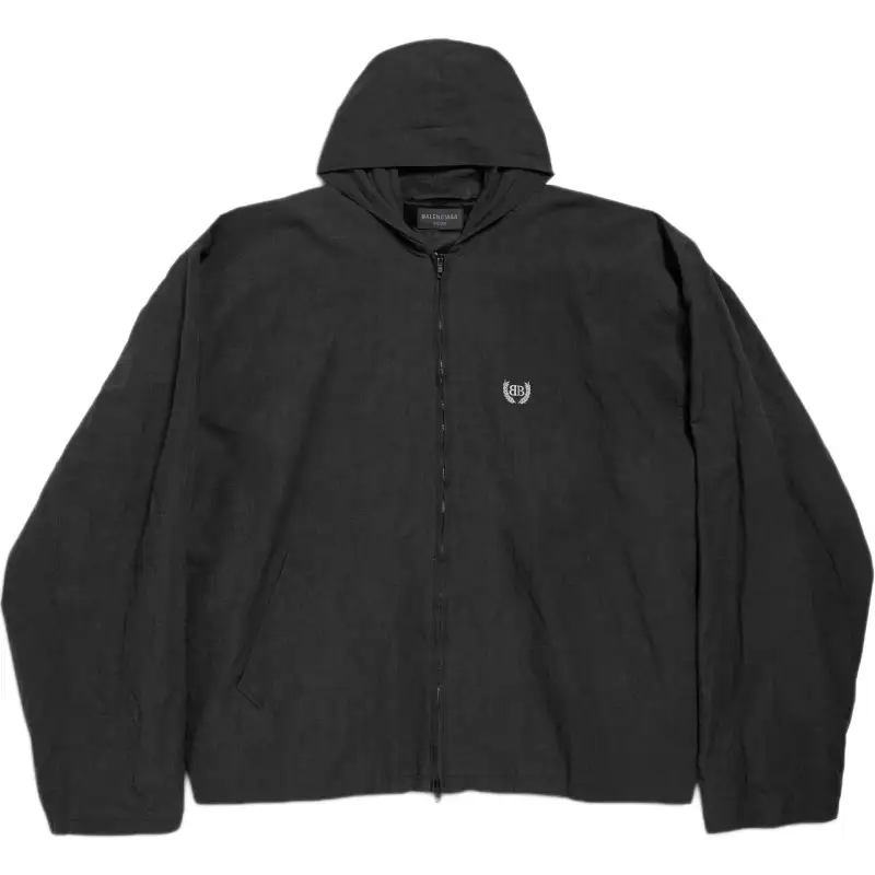 Balenciaga Large Fit Hooded Jacket