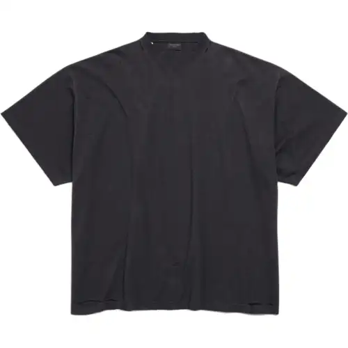 Balenciaga Blackletter Script Oversized T-Shirt